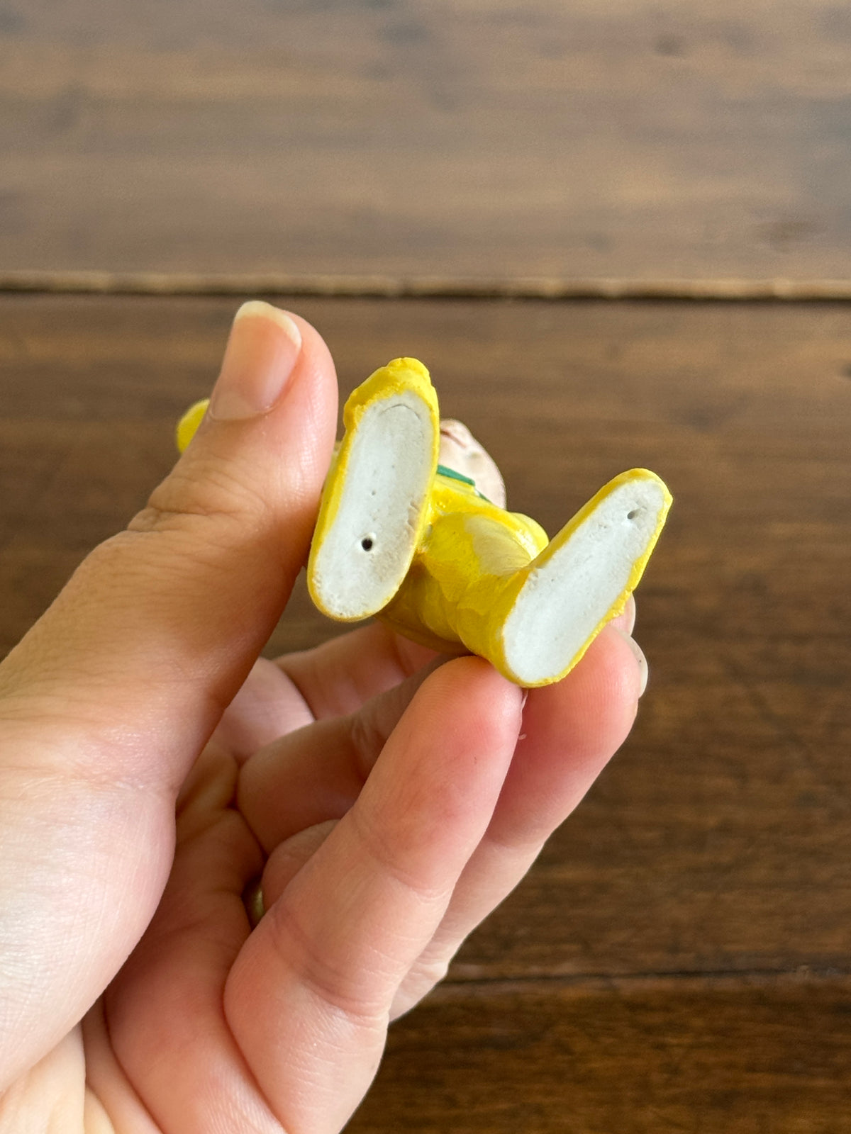 Vintage Cheery Yellow Pixie Elf Figurine