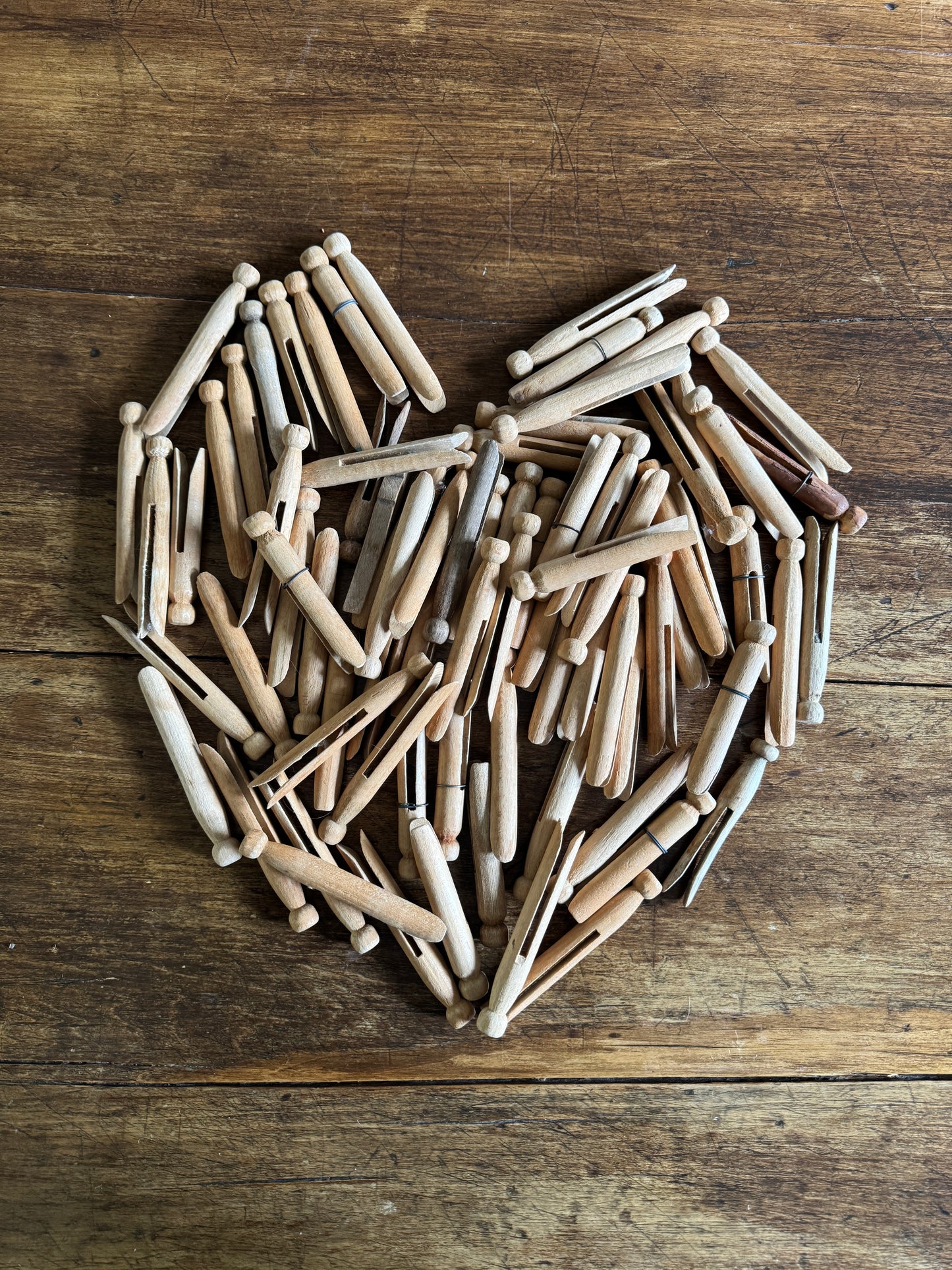 Mix of Vintage Wooden Clothing Pegs/Pins