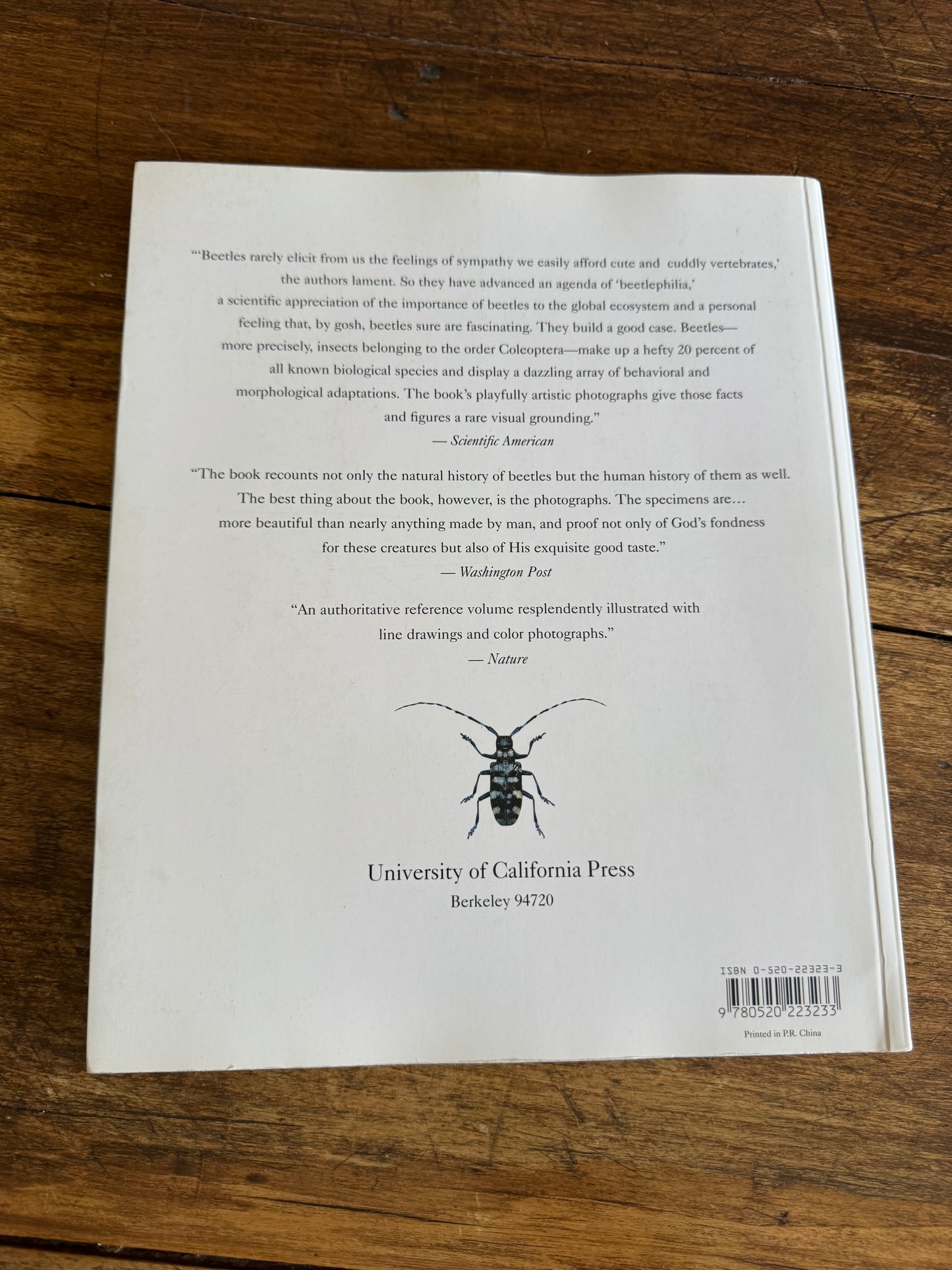 An Inordinate Fondness for Beetles Book by Evans and Bellamy 2000 - Printed in PR China