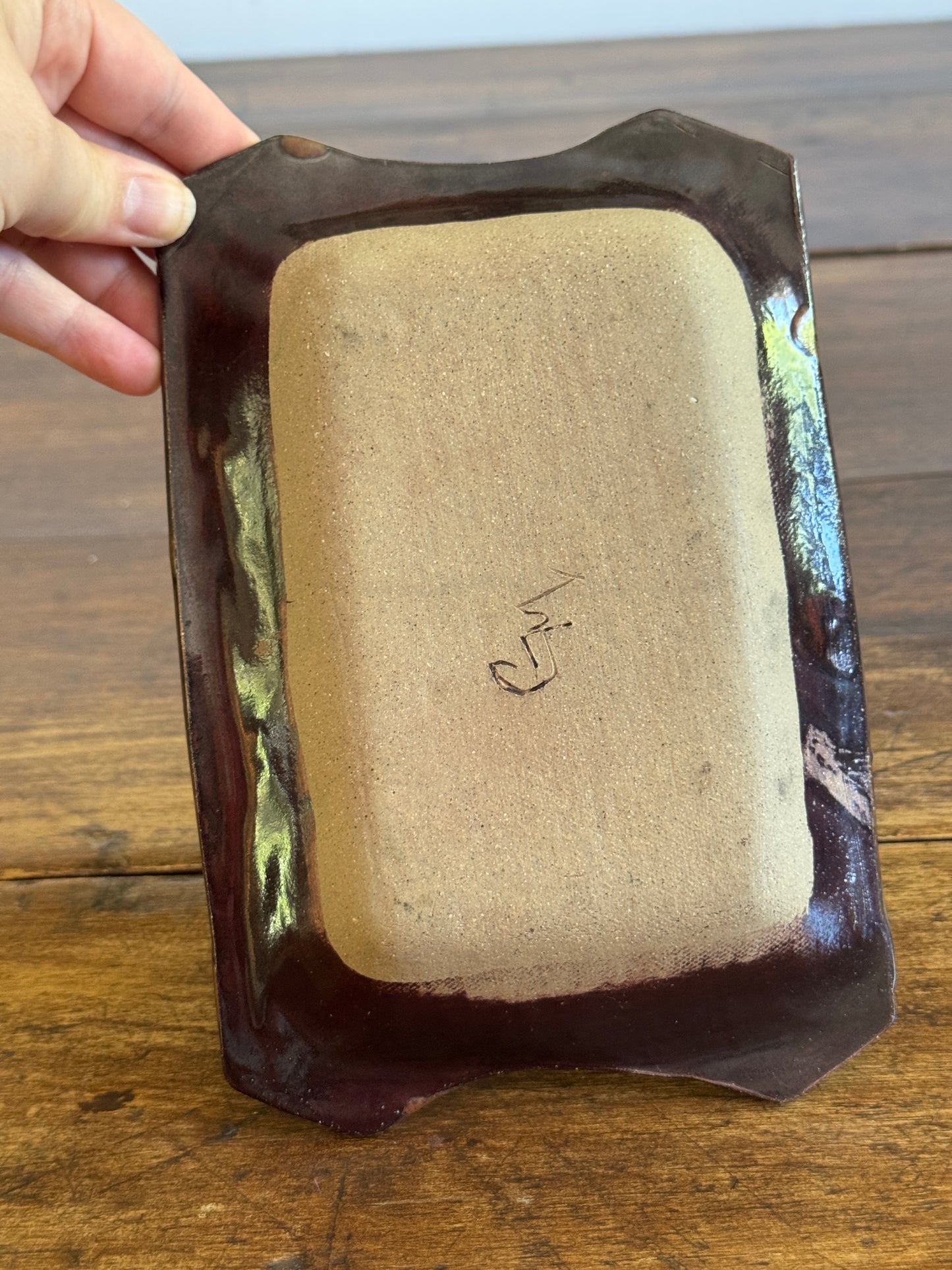 Small Star Tray with Organic Shape and Texture