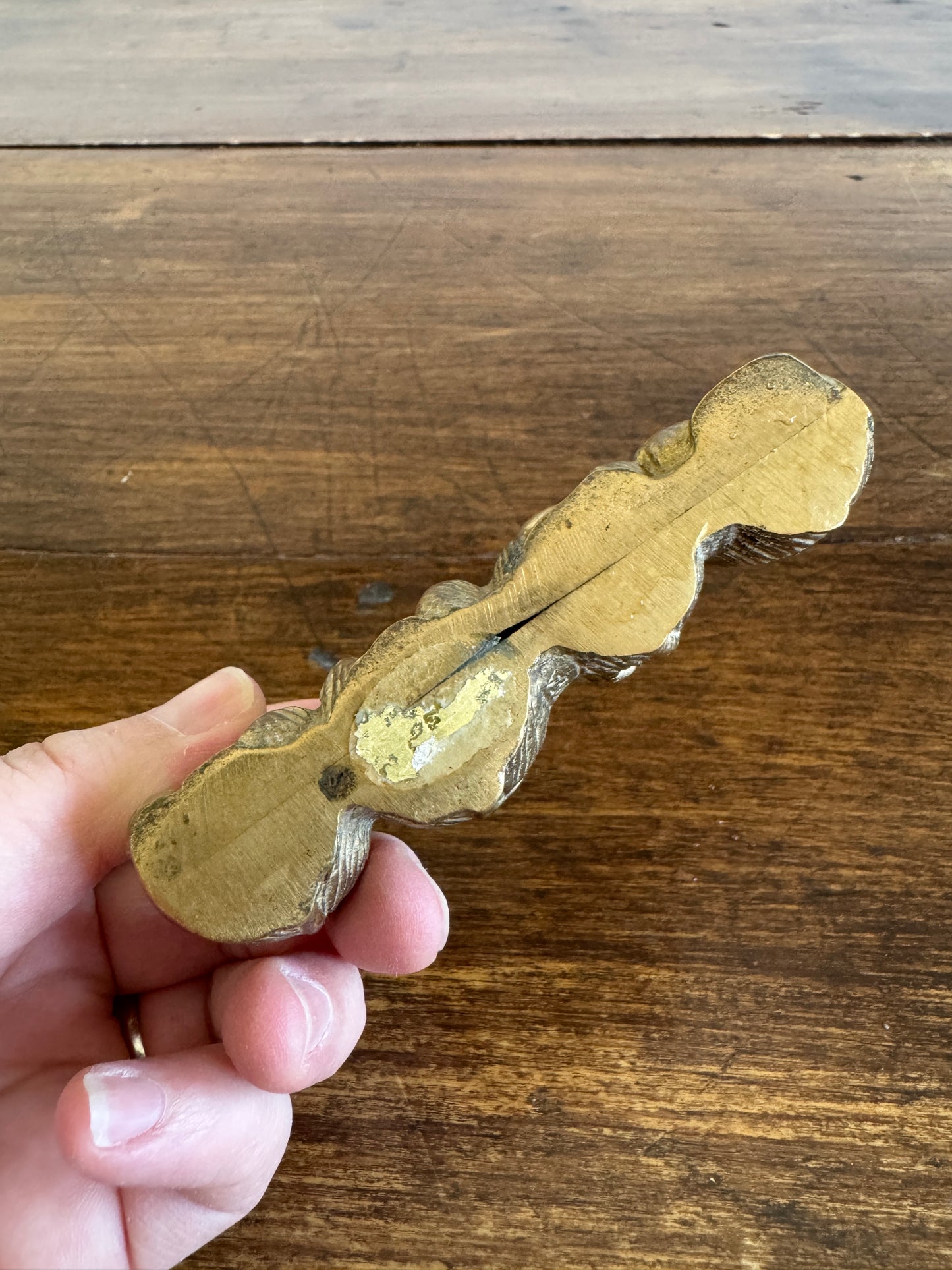 Vintage Brass Wise Monkey Figurine - See, Hear, Speak and Do No Evil Monkeys