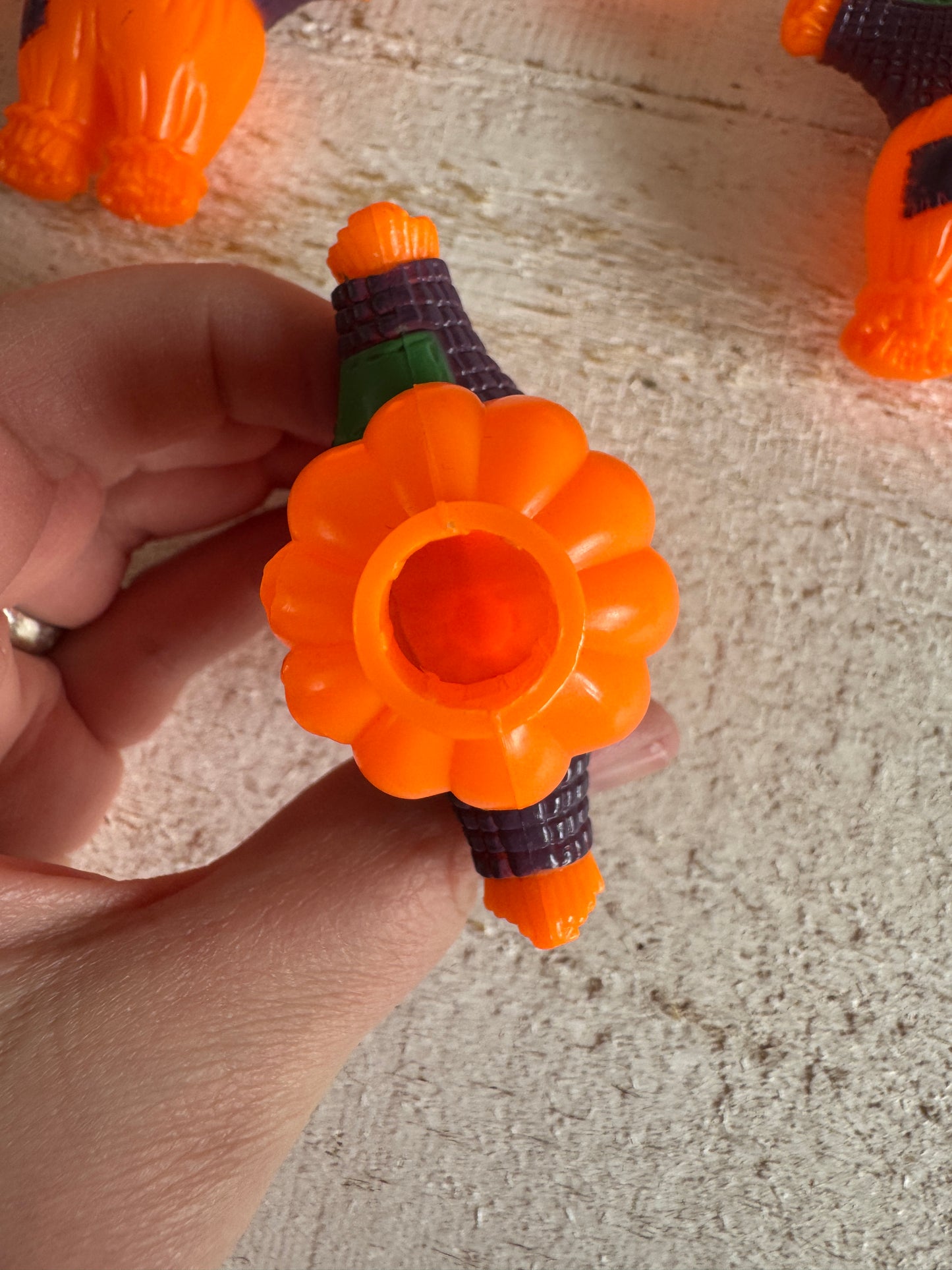 Vintage Hard Plastic Halloween String Light Blow Mould Covers - Replacement String Light Covers - Made in China
