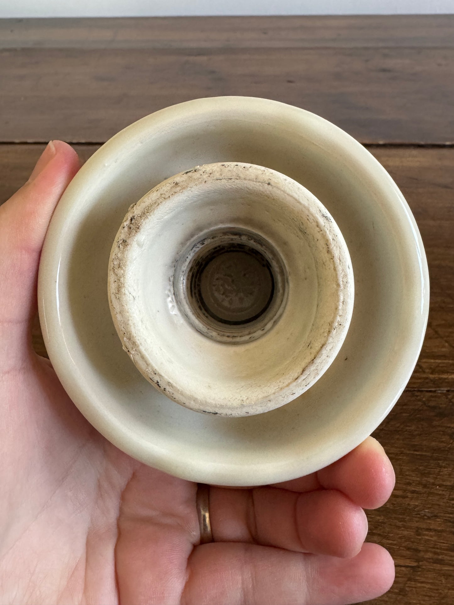 Ceramic Pottery Insulator with Marks