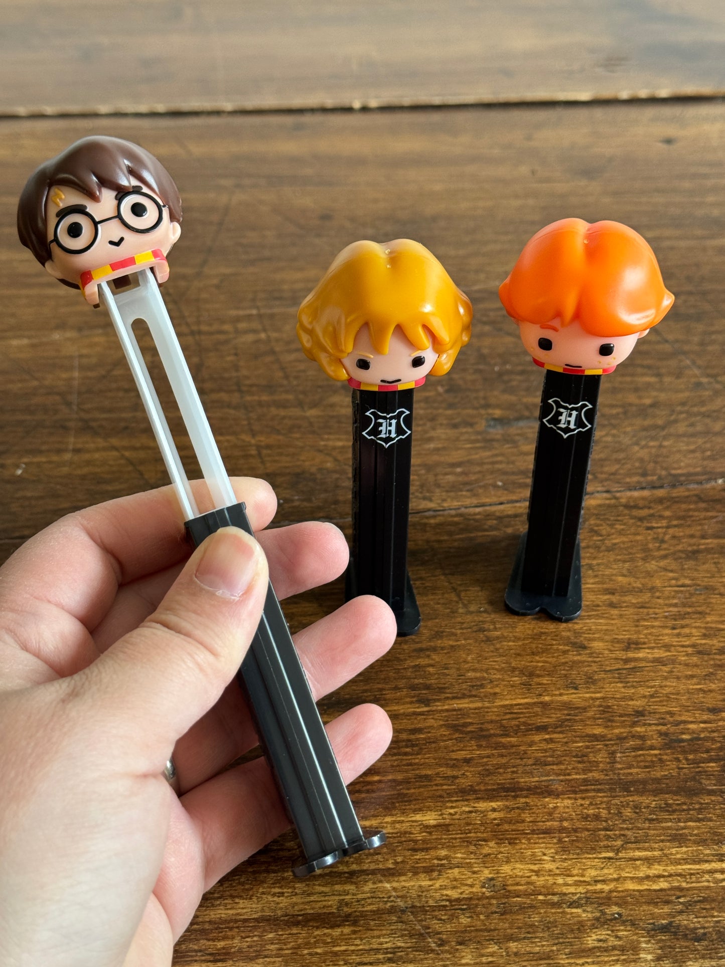 Lot of Three Pez Toys - Harry Potter Topped Pez