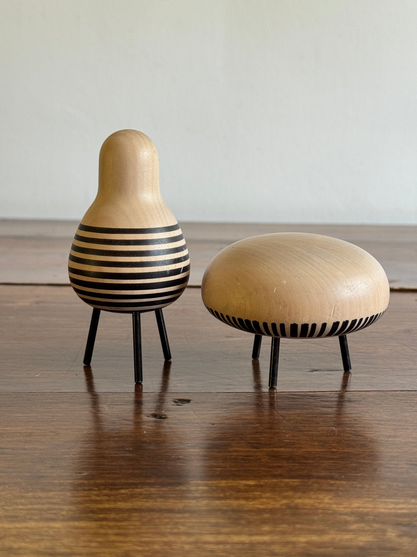 IKEA DVÄRGTALL Wooden Doll Pair