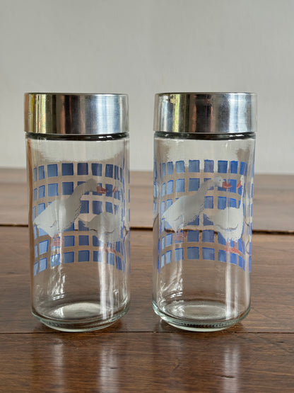 Vintage Cottage Goose Salt and Pepper Shakers Made in Taiwan