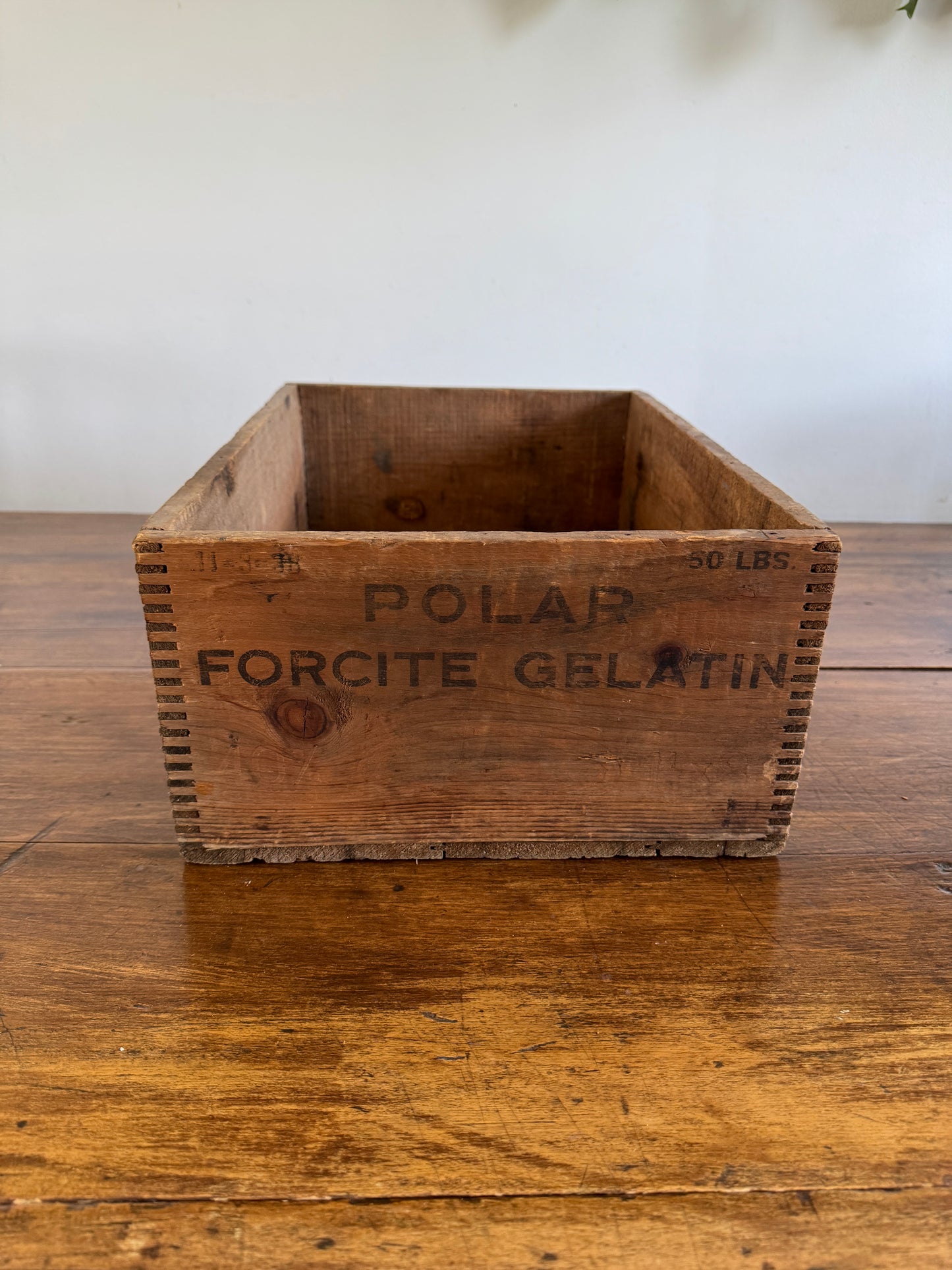 Polar Forcite Gelatin Wooden Crate