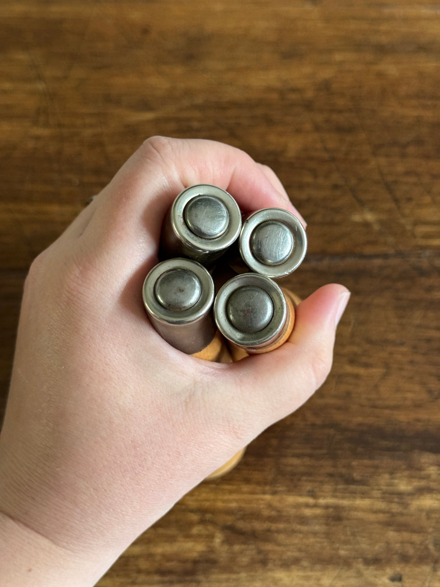 Replacement/Reclaimed MCM Furniture Legs with Metal Caps