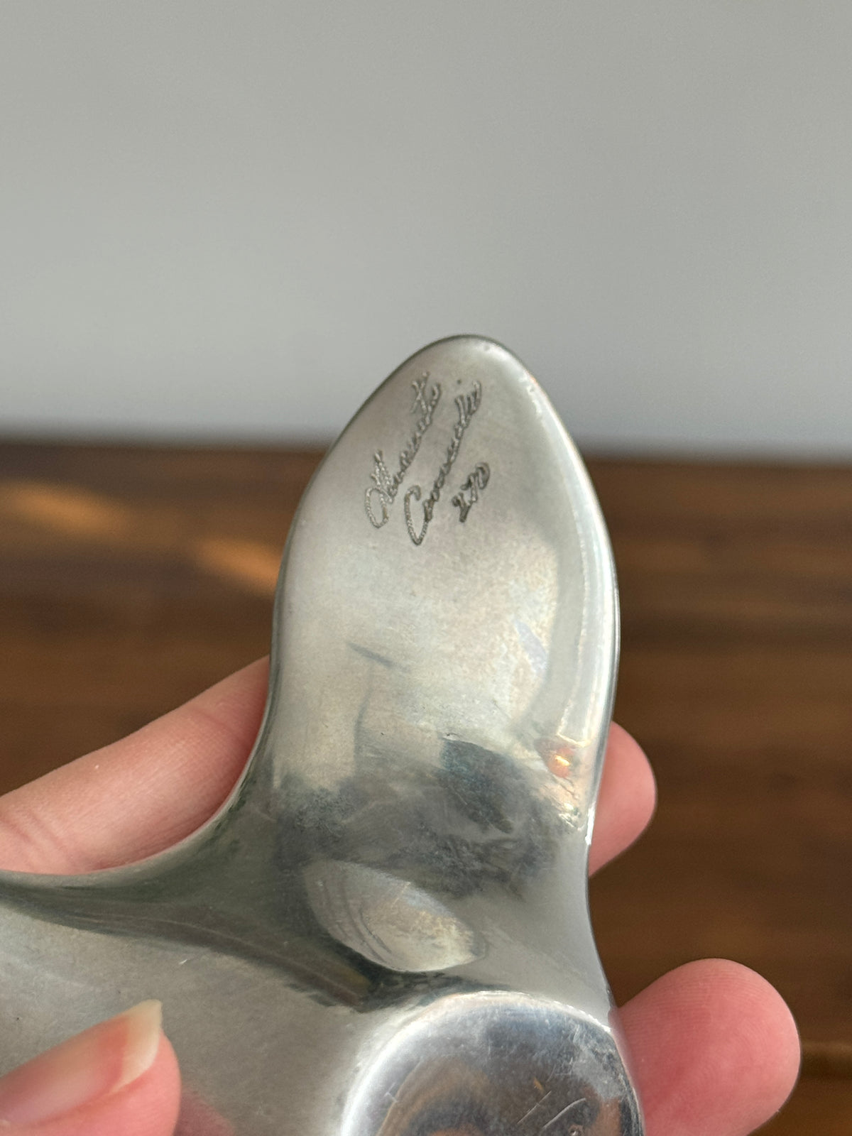 Vintage Hoselton Aluminum Bird in Flight Sculpture