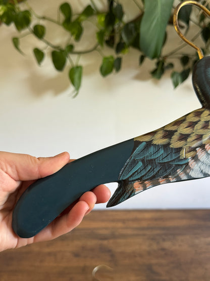 Set of Three Painted Wood Duck Hangers