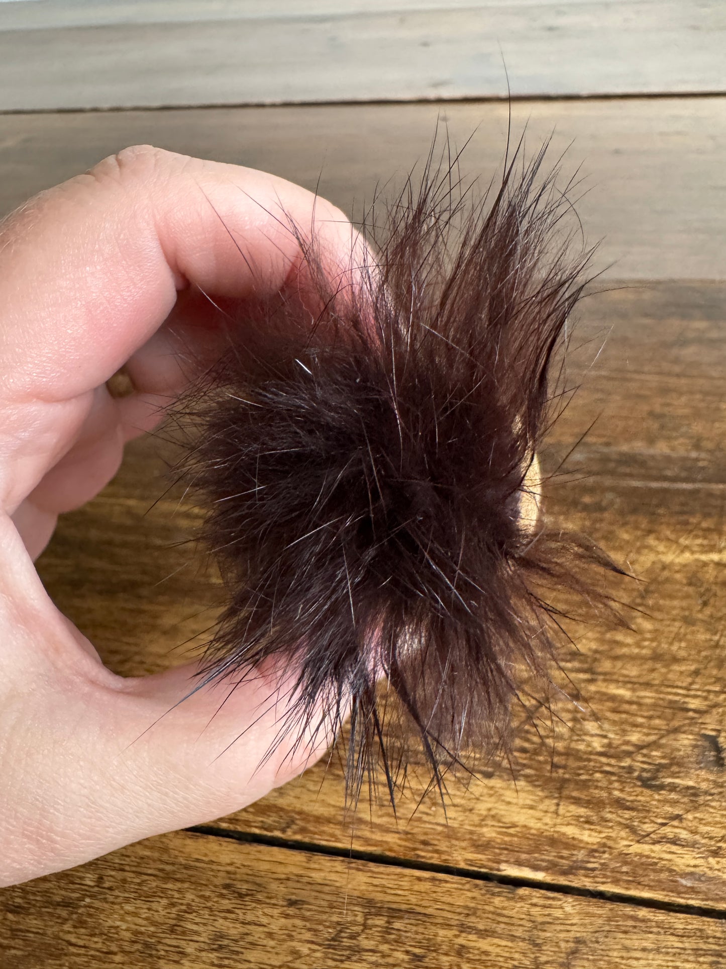Good Egg Fur and Wood Figurine