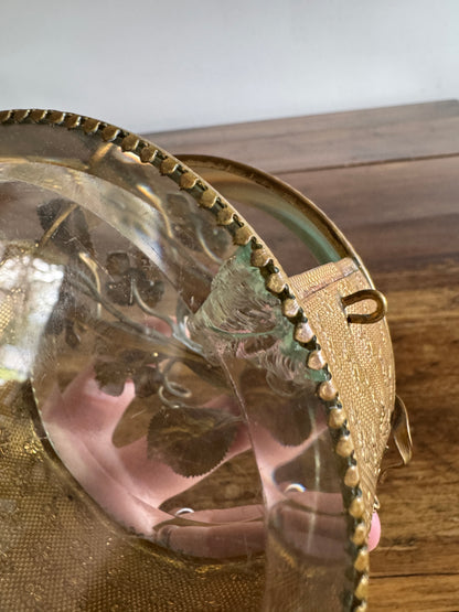 Vintage French Jewlery Box Glass Display - Condition Issues