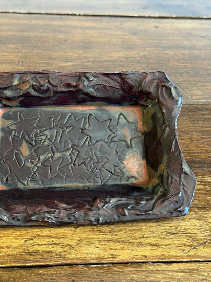 Small Star Tray with Organic Shape and Texture
