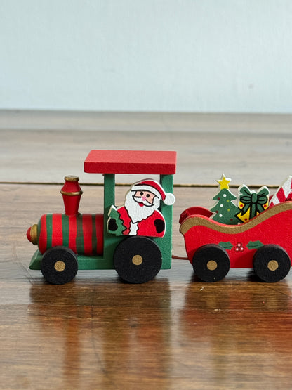 Wood Christmas Train Holiday Decoration - Made in China