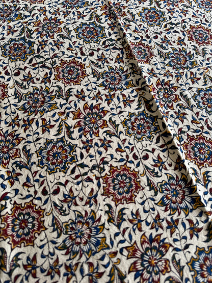 Printed Cloth Table Cover with Tassel Detailing Made in Iran