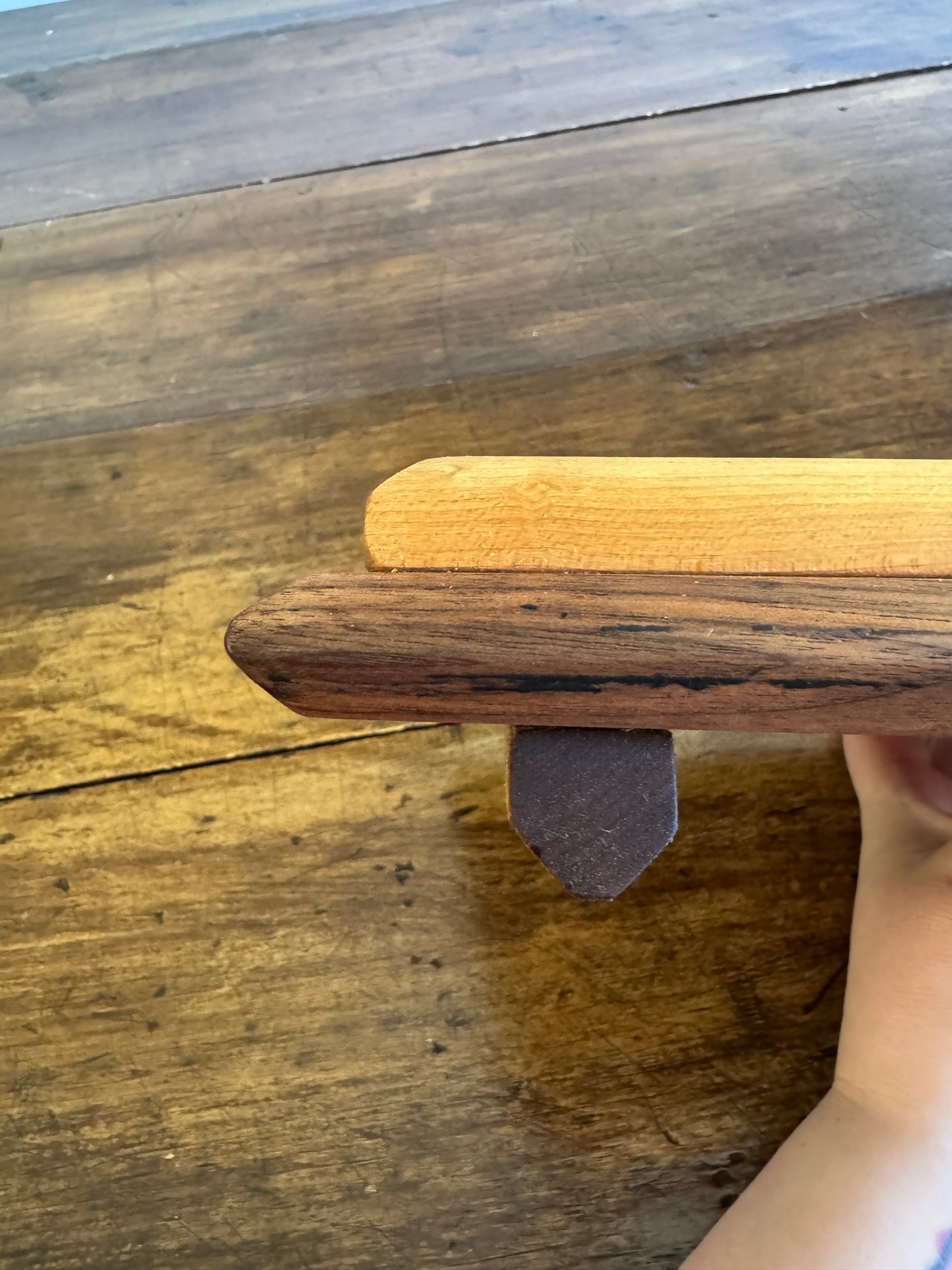 Wood Serving Board with Raised Platform and Edge Guards - Made in Canada