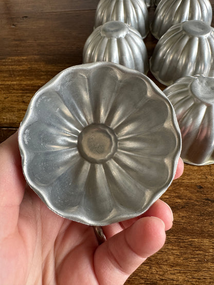 Set of Eight Vintage Dessert Kitchen Molds
