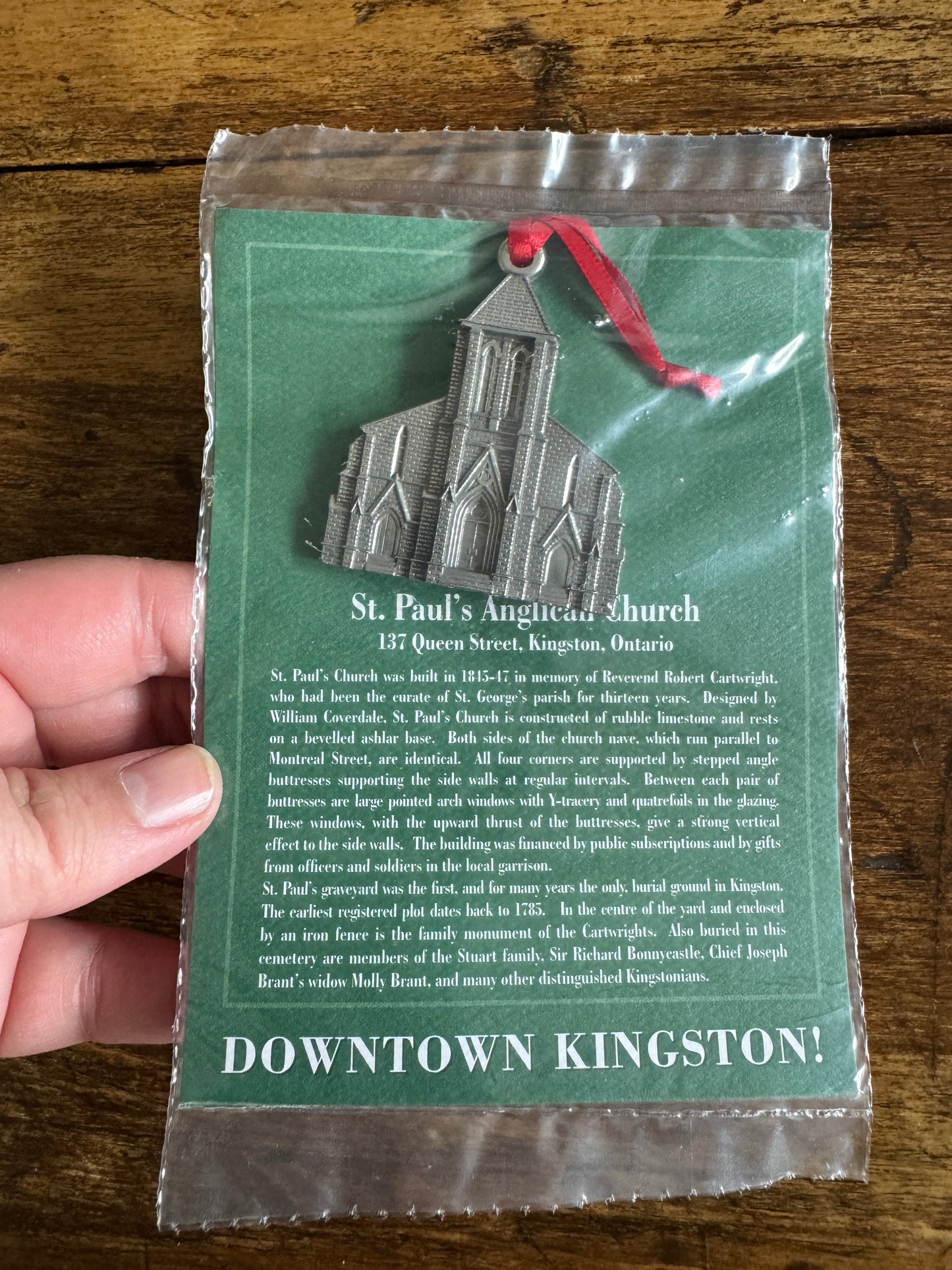 PICK ONE: Kingston Pewter Ornaments of Local Landmarks