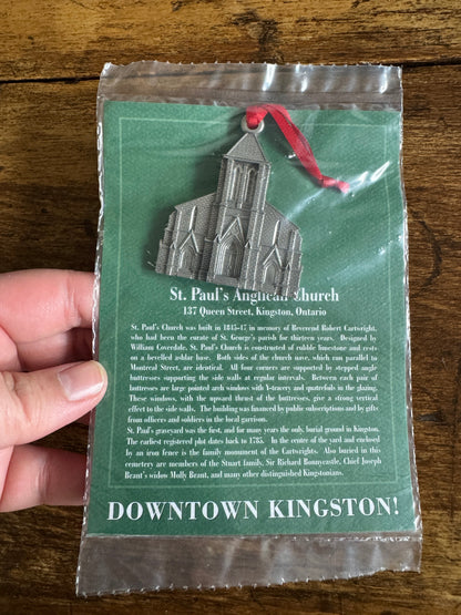 PICK ONE: Kingston Pewter Ornaments of Local Landmarks