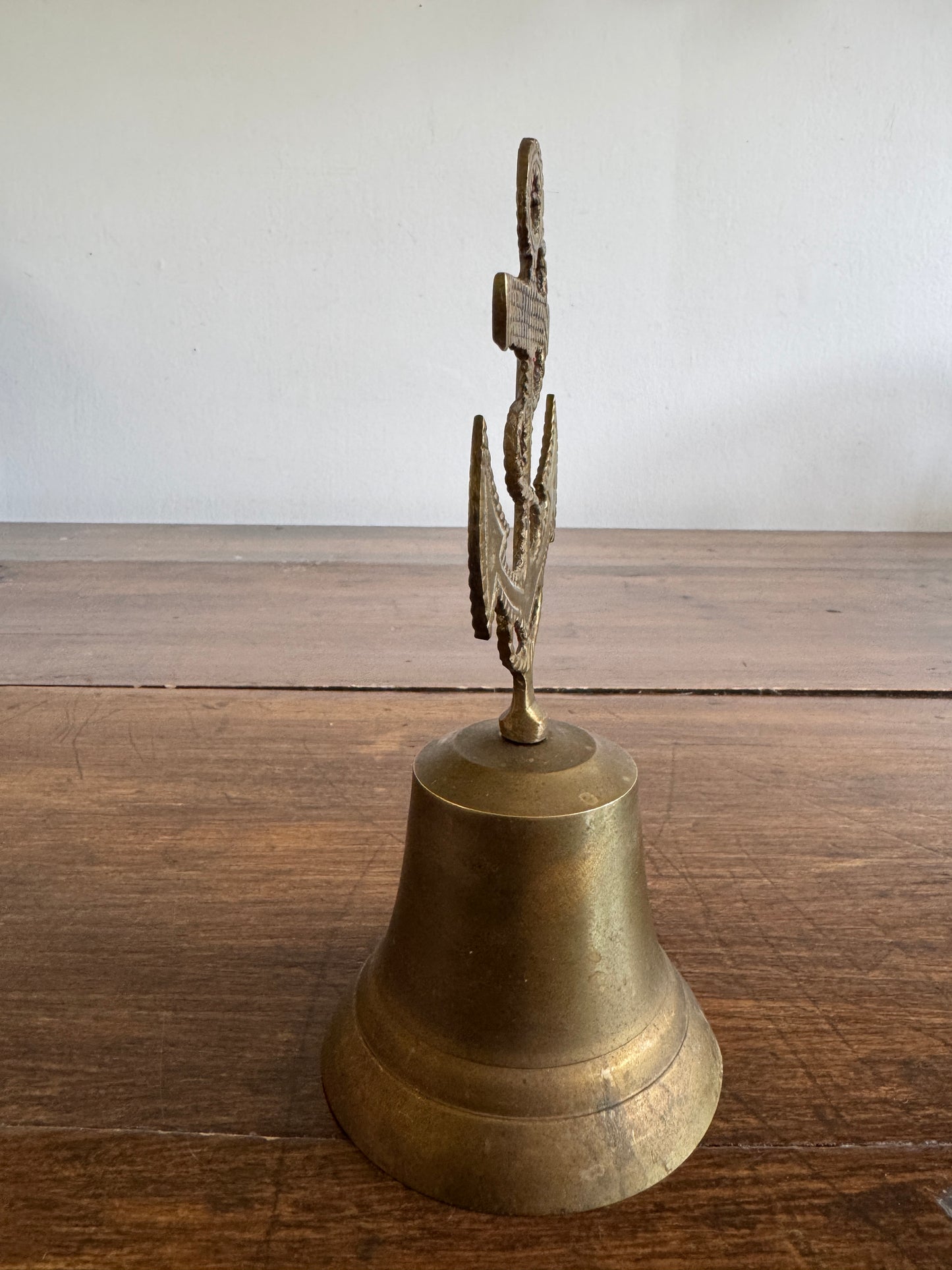 Vintage Brass Anchor Bell