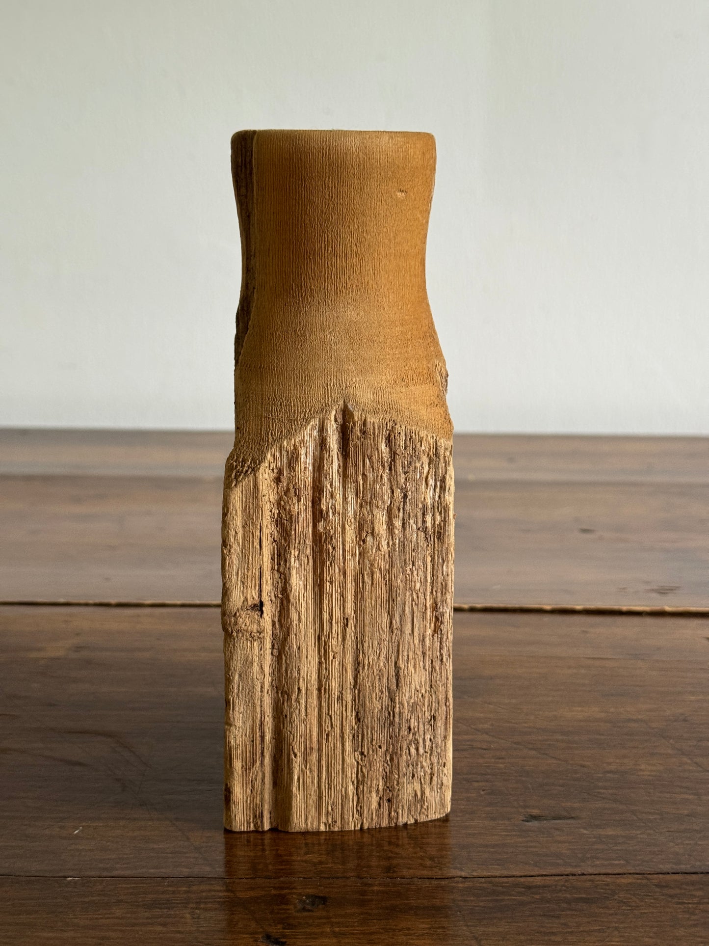 Vintage Reclaimed Wood Post Dry Vase