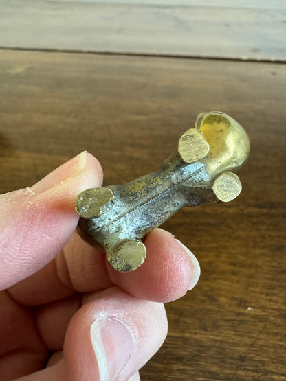 PICK ONE Vintage Brass Tail Up Cat Figurine - Cat Ring Holder