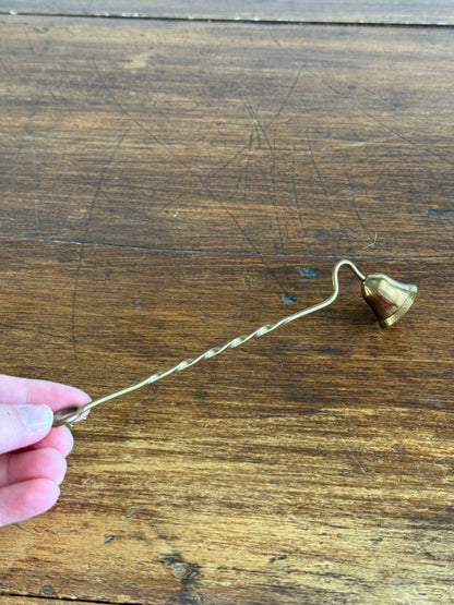 Miniature Brass Snuffer with Simple Twist Handle - B