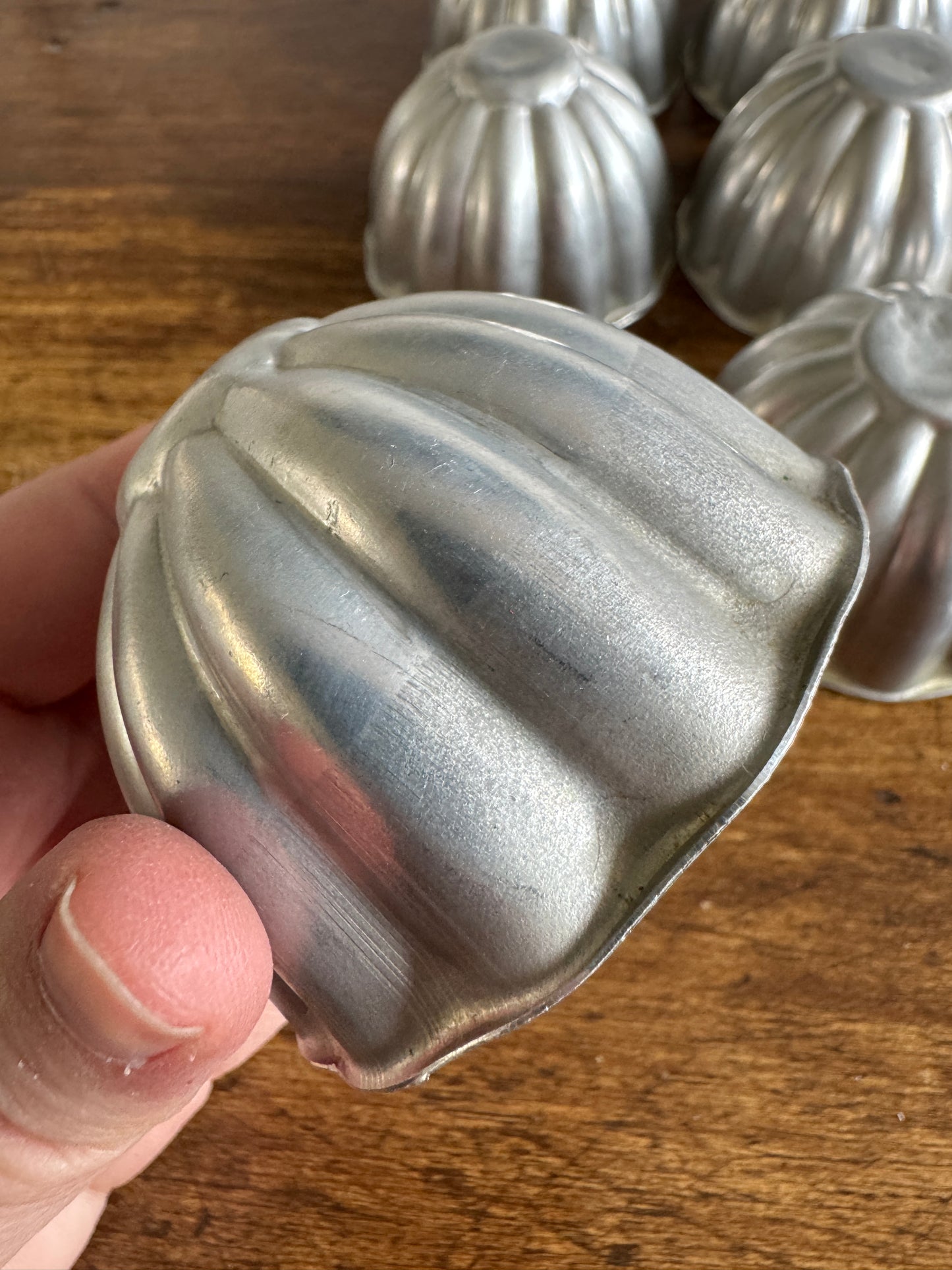 Set of Eight Vintage Dessert Kitchen Molds