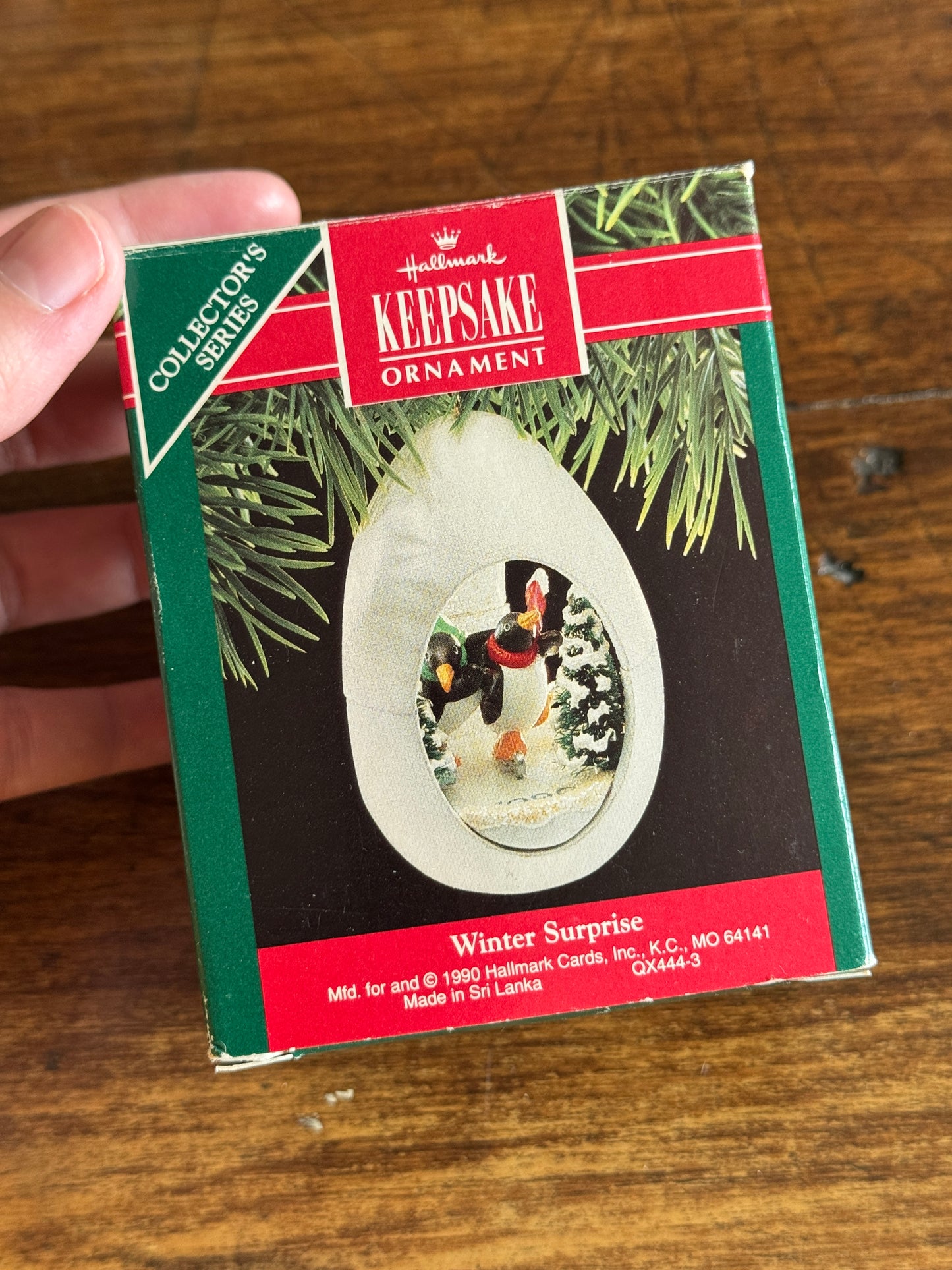 PICK ONE Penguin Ornament by Hallmark Collector's Series 1989, 1990, 1991 or 1992