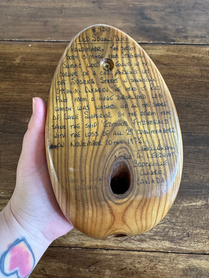 Vintage Wood Duck Decoy by Noble A. Needham - #930 Old Squaw Duck