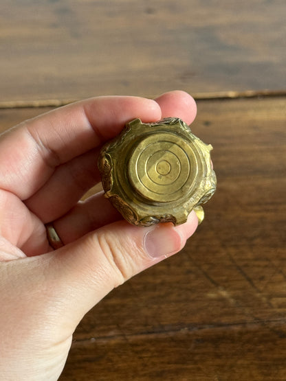 Miniature Brass Mortar and Pestle
