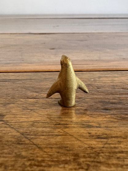Vintage Micro Mini Brass Penguin Made in Austria