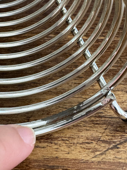 Vintage Coil Letter Holder with Rubber Feet