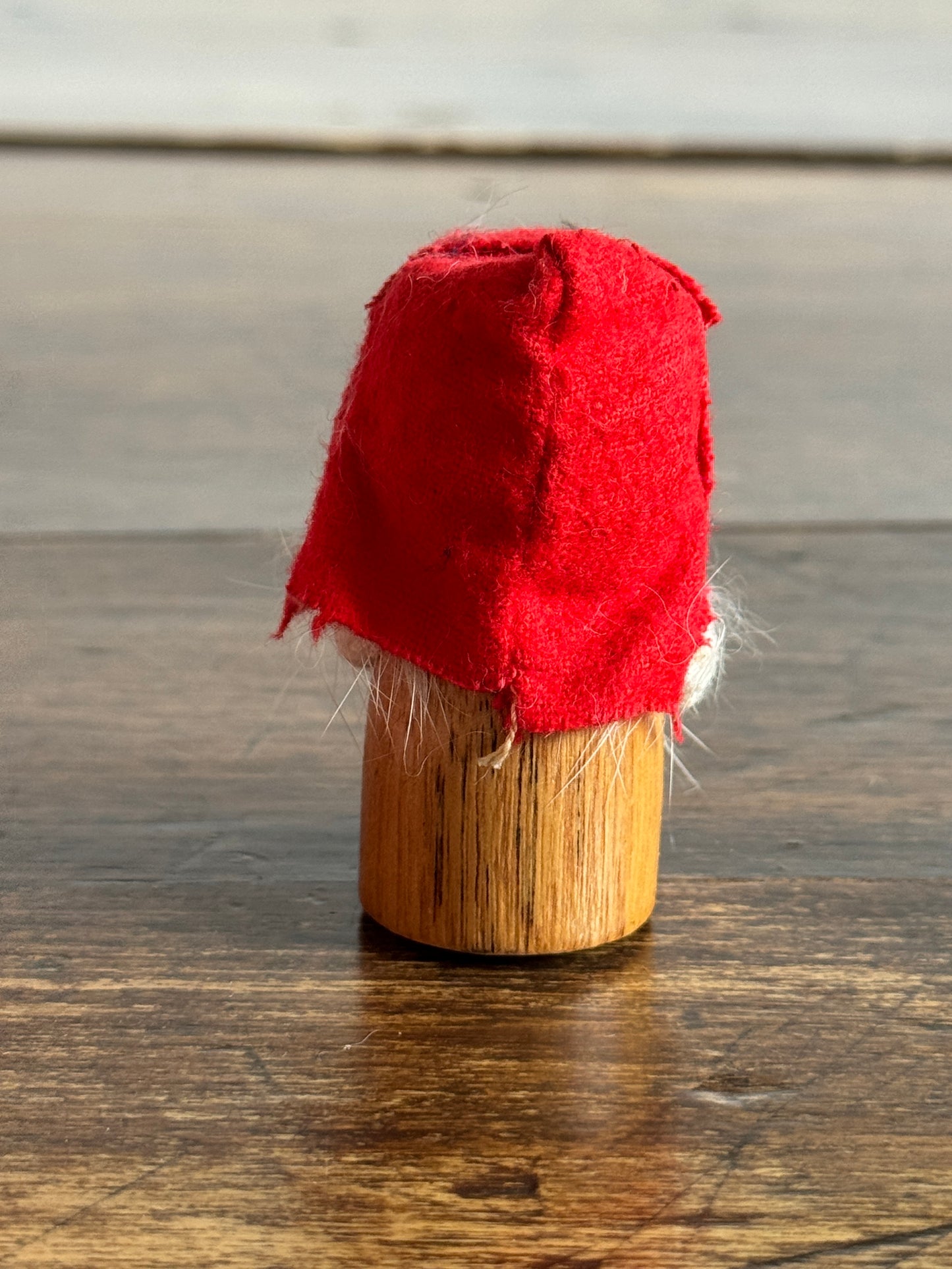 Red Hooded Mini Wood Figurine