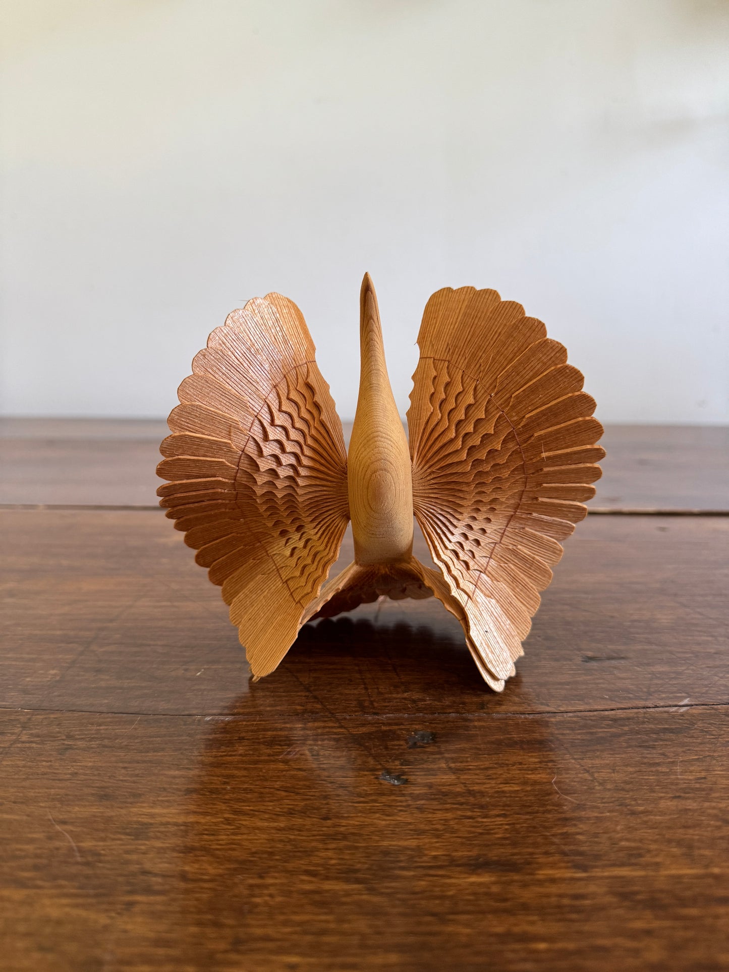 Layered Wood Bird Decoration Standing or String Hanger