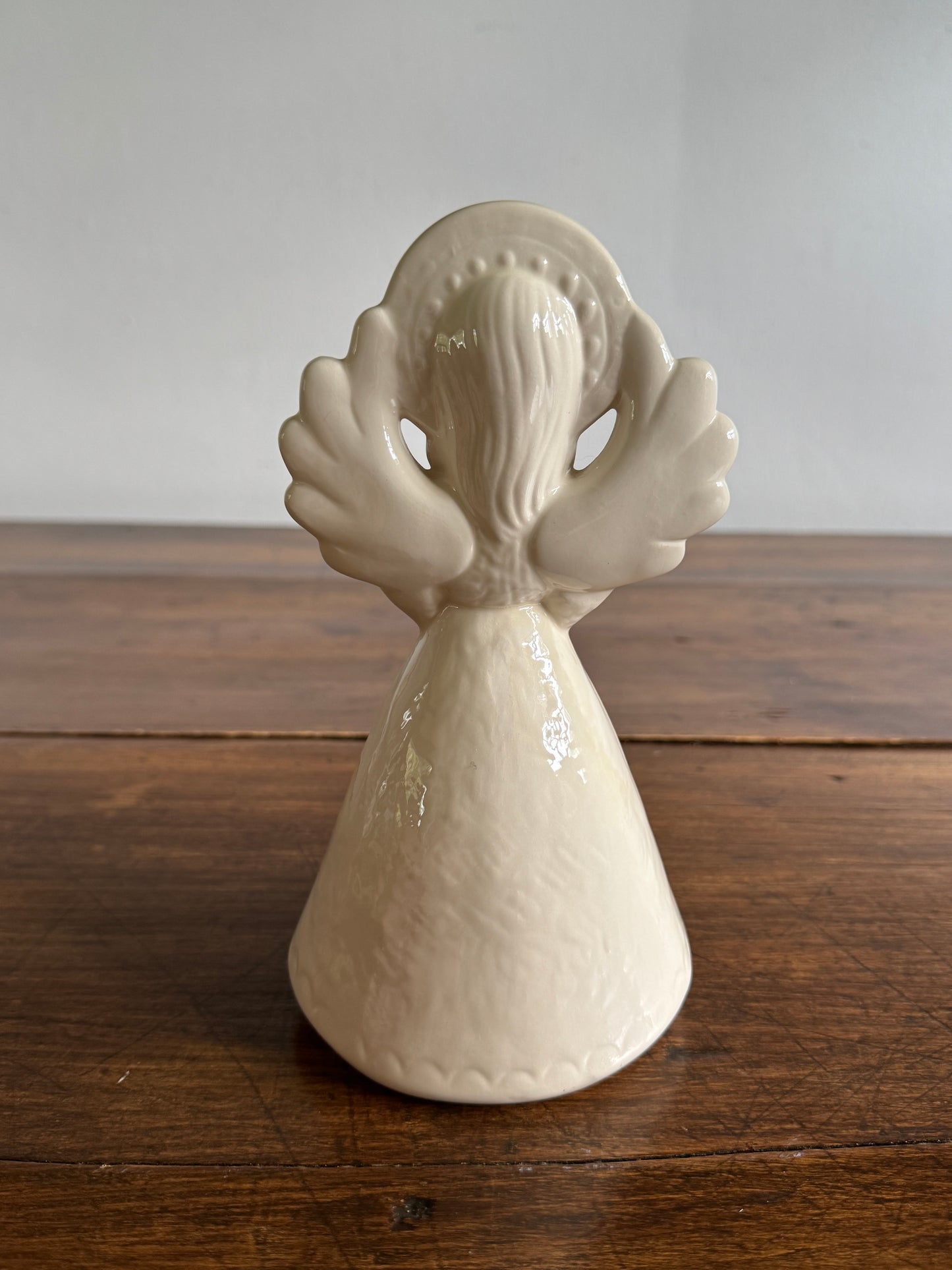 White Ceramic Angel Figurine - Signed Penelope 1982