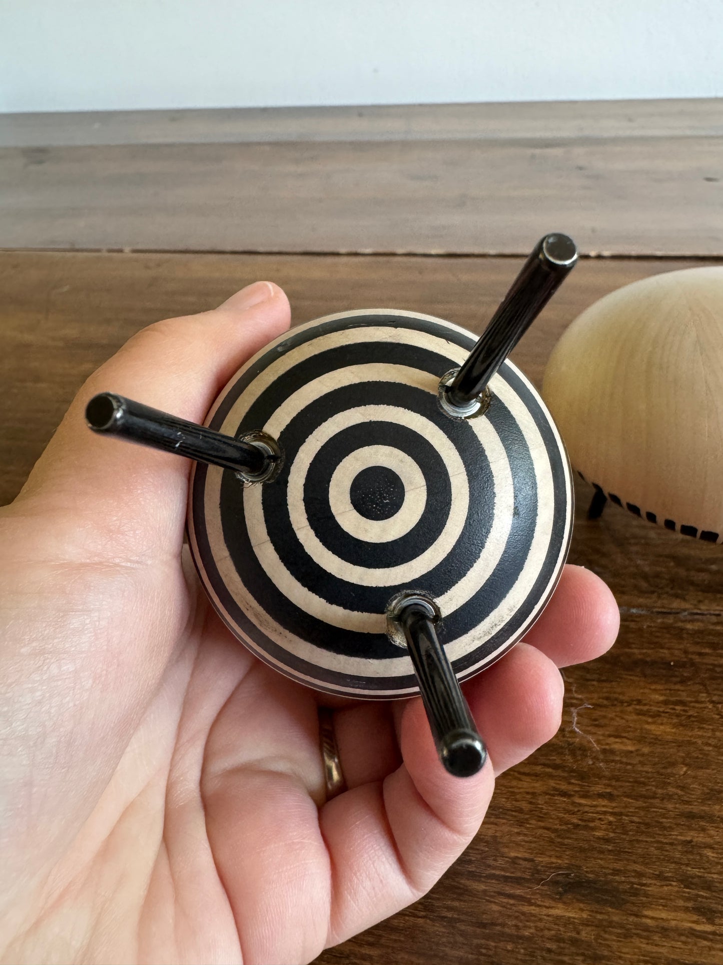 IKEA DVÄRGTALL Wooden Doll Pair