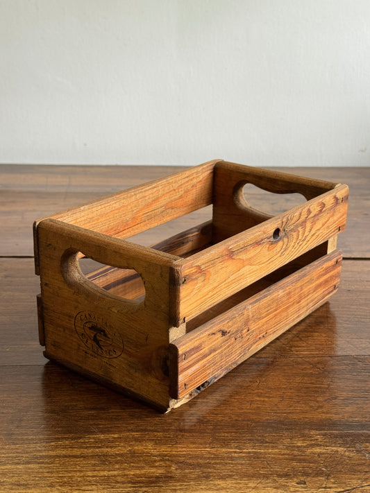 Canadian Classics Small Wood Crate - Toronto Ontario Canada