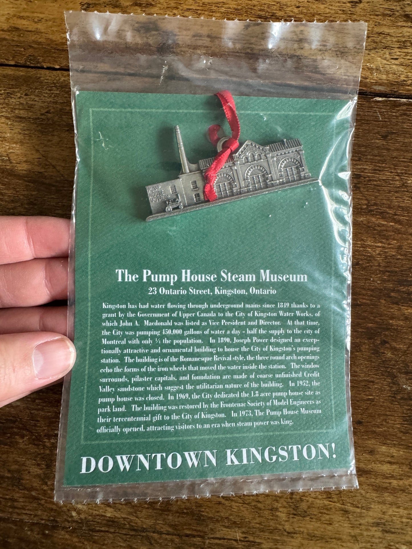PICK ONE: Kingston Pewter Ornaments of Local Landmarks