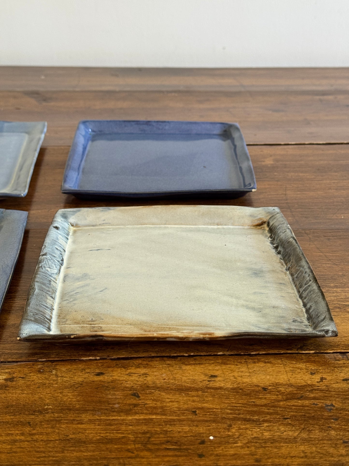 Pick One: Hand Crafted Pottery Mixed Blue Plates