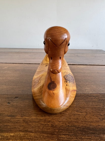 Vintage Wood Duck Decoy by Noble A. Needham - #930 Old Squaw Duck