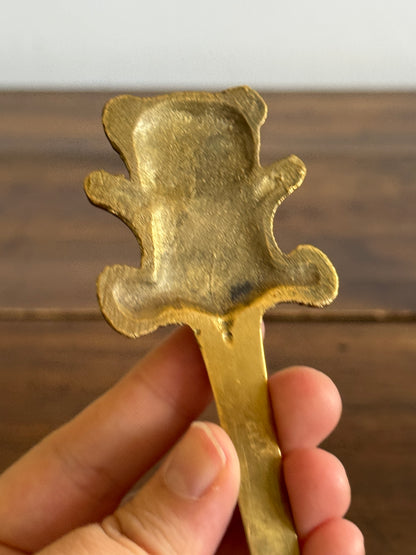 Vintage Brass Bear Letter Opener