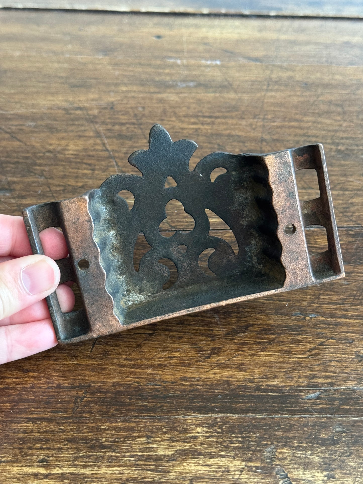 PICK ONE: Single Wall Mounted Vintage Hardware Holder - Wall Match Box Holder