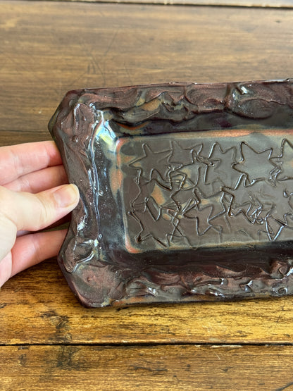 Small Star Tray with Organic Shape and Texture