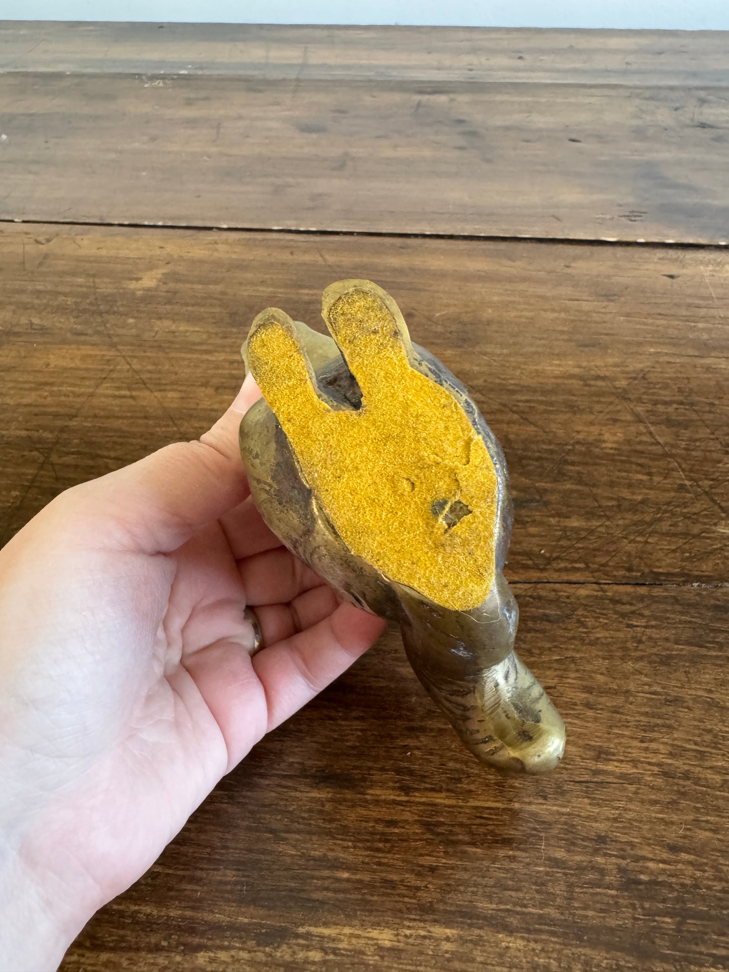 Vintage Brass Squirrel Figurine
