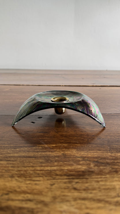 Glass Triangle Shaped Candleholder Kheops International - Made in Canada