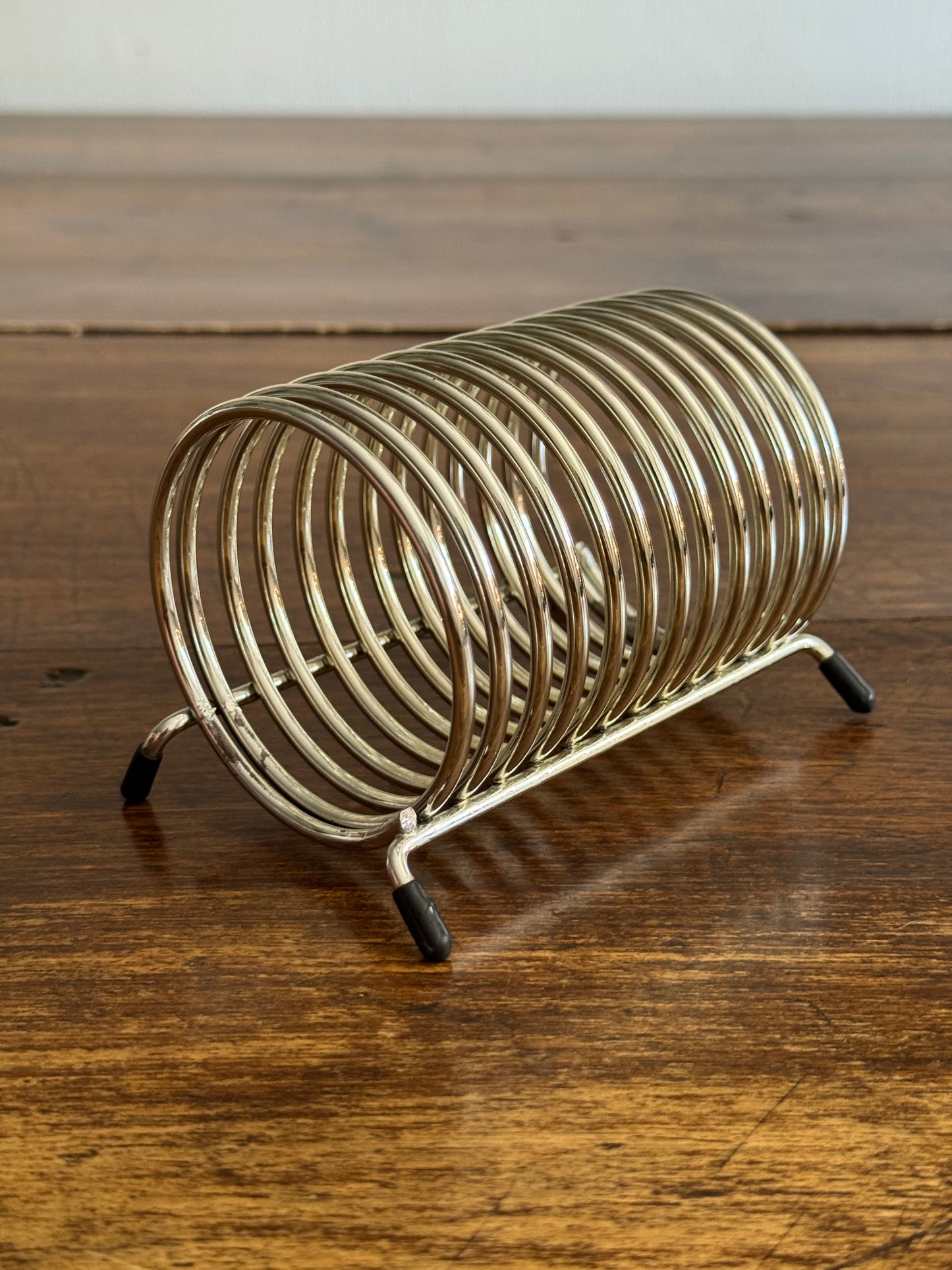 Vintage Coil Letter Holder with Rubber Feet