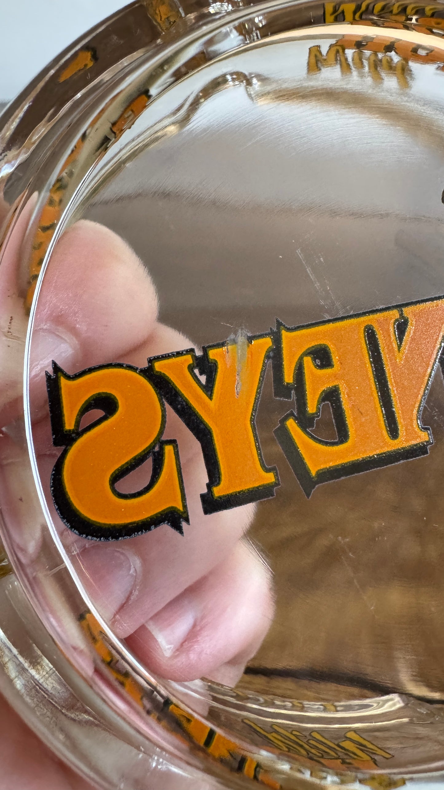 Wild Honeys Glass Ashtray