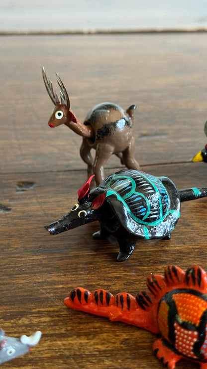 Mixed Lot of Painted Mini Bobble Head Animals