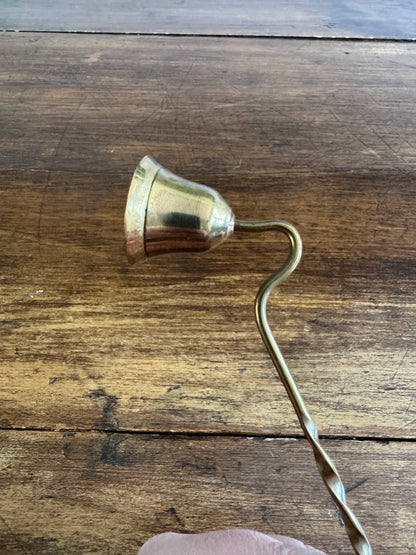 Miniature Brass Snuffer with Simple Twist Handle - B